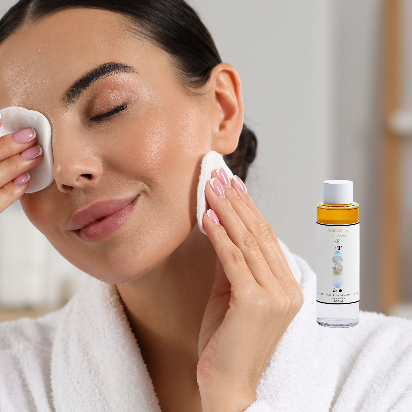 Aquasilk Cleanse eye and face Make-up remover