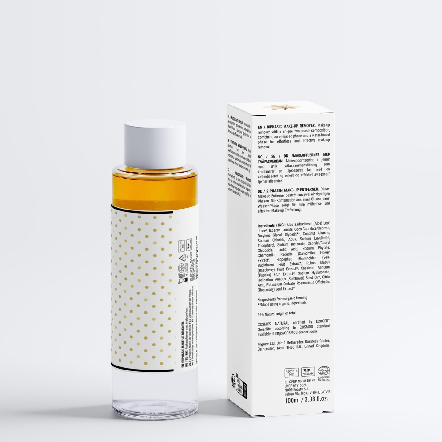Aquasilk Cleanse eye and face Make-up remover